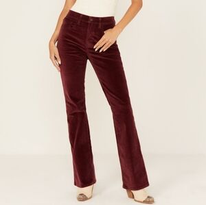 Levi's 725 High-Rise Bootcut Corduroy Pants Burgundy